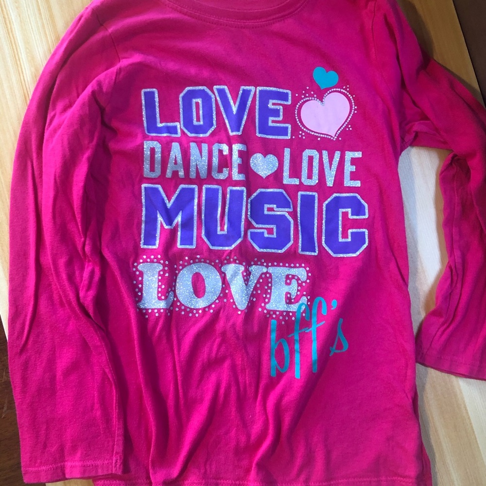 Long sleeve dance shirt